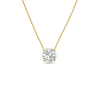 Diana M Jewels - 1.00 Ct Lab Grown Diamond Solitaire Pendant Necklace