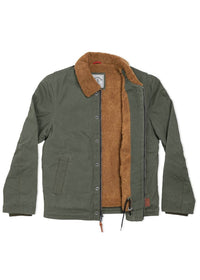 Iron & Resin Men's 1st Gen Waxed Nautilus Jacket in olive - women's jacket - alternate view