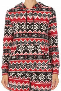 Shosho - Holiday Hooded Lounge Set Pajamas