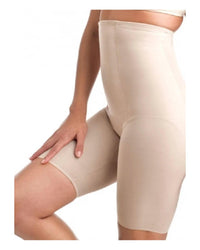 Miraclesuit Shape With Edge Hi-waist Long Leg Shapewear in cupid nude - women's intimate - detail view