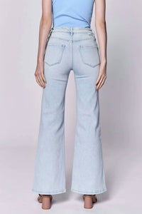 DEAR JOHN DENIM Fiona Wide Leg Jeans in finn - women's jeans - detail view