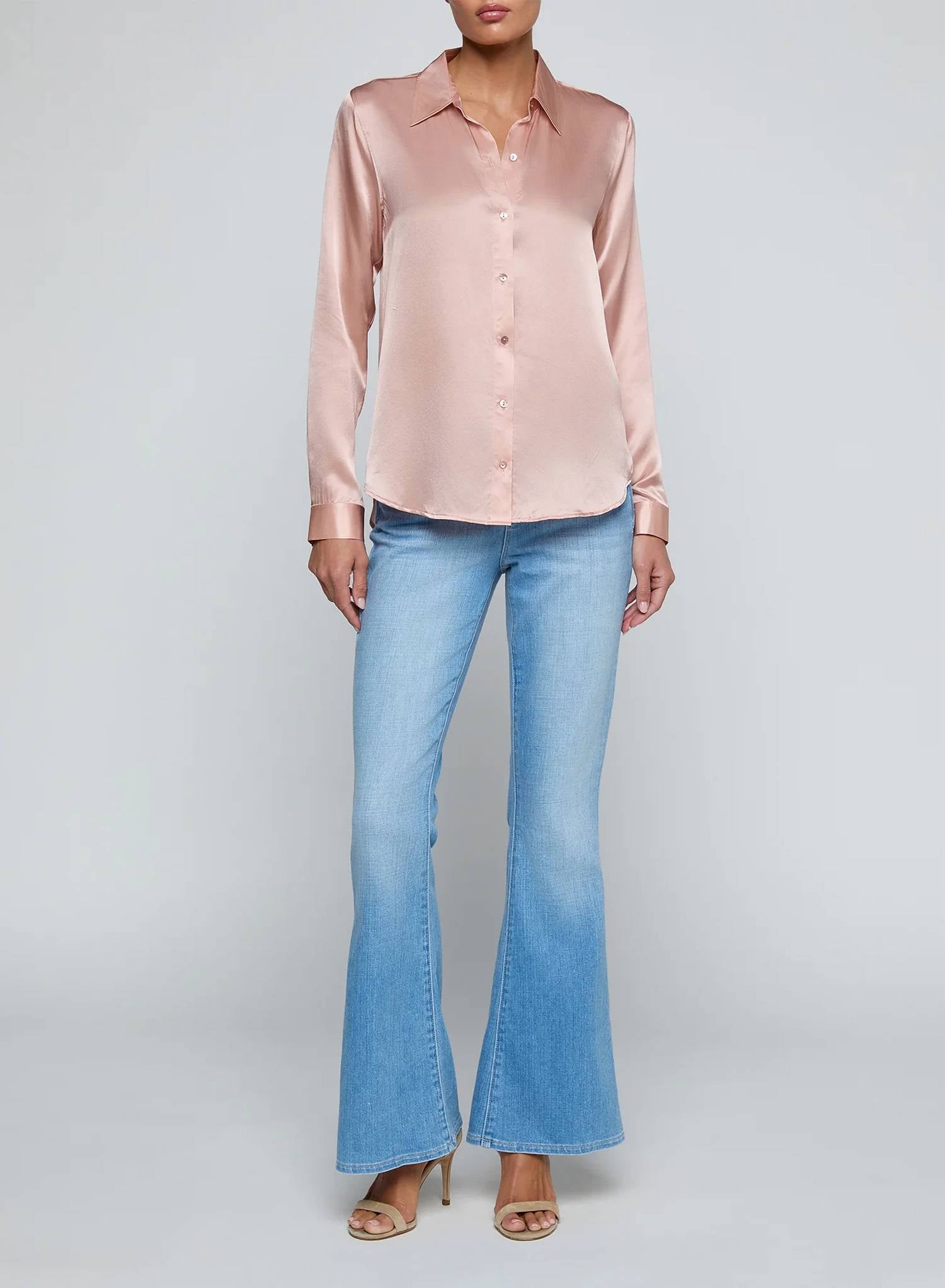 L'Agence - Tyler Silk Blouse