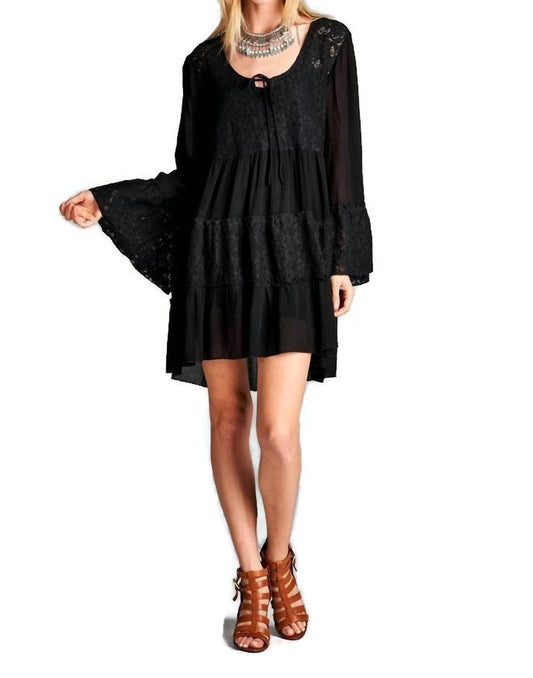 Velzera - Ruffles & Lace Dress