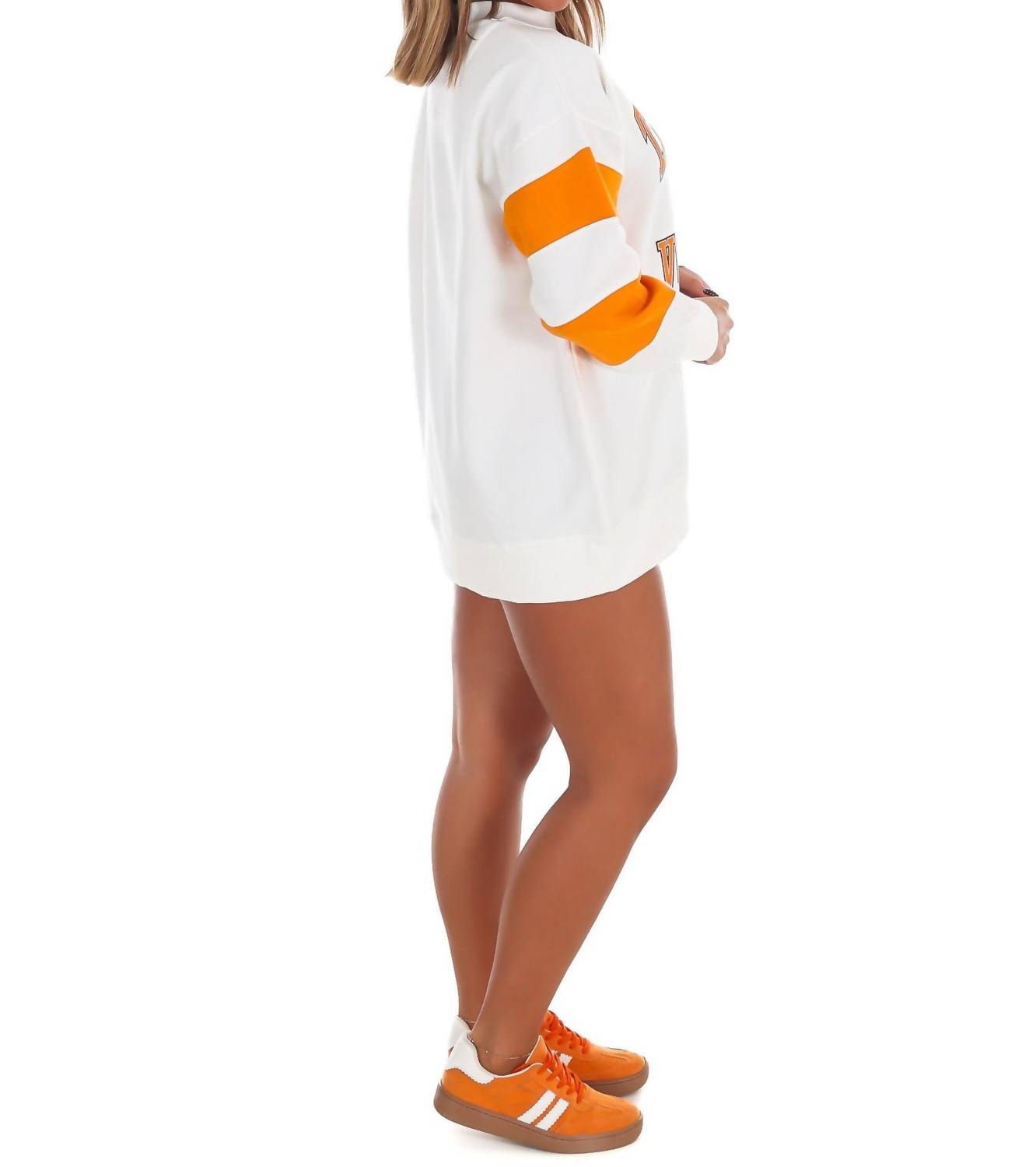 Pressbox - Tennessee Volunteers Sleeve Stripe Crewneck Pullover