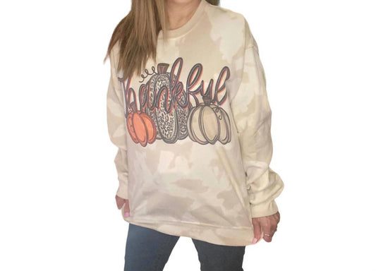 Echo Charlies - Thankful Bleached Sweatshirt