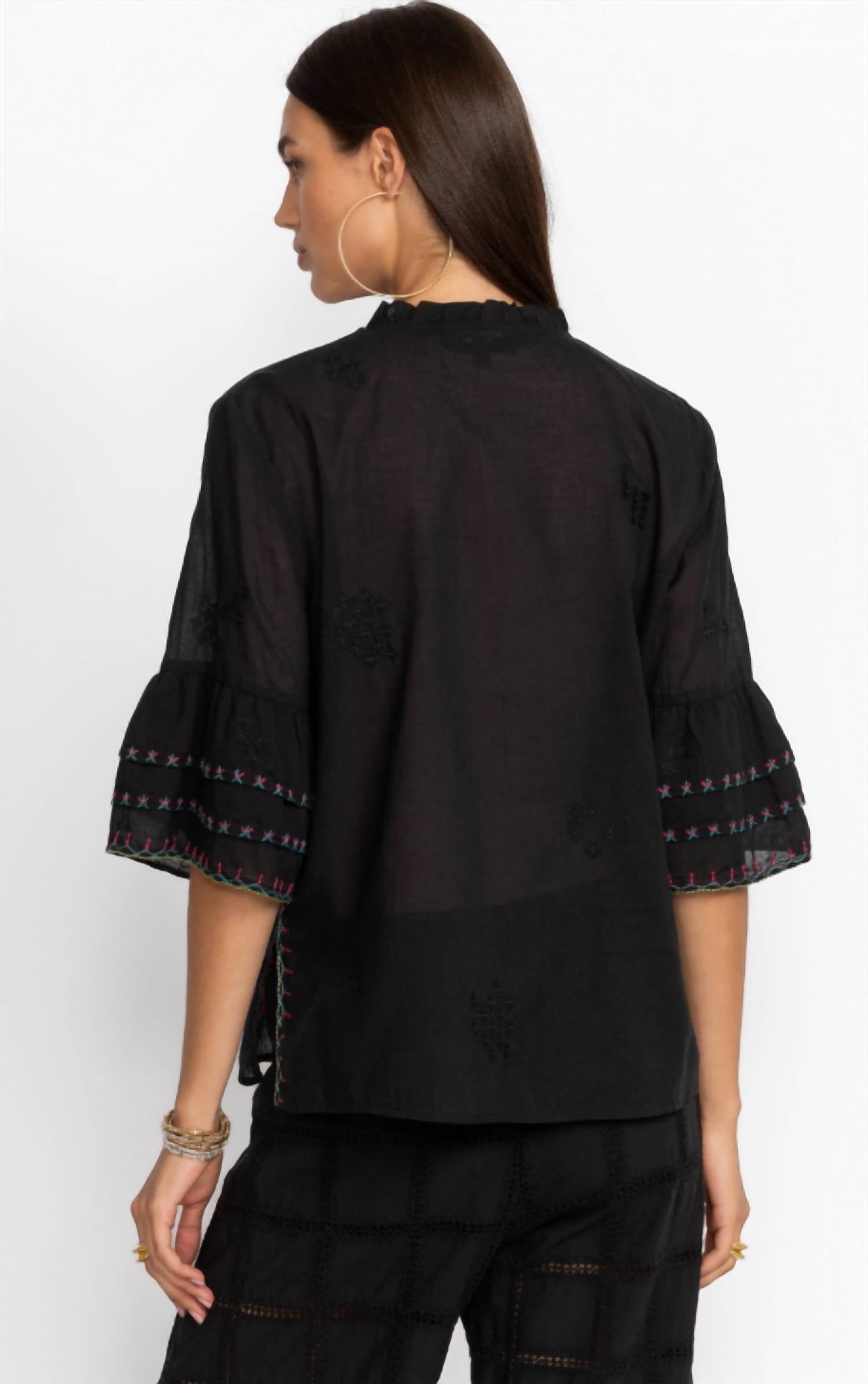 Johnny Was - Jenette Ruffle Sleeve Blouse