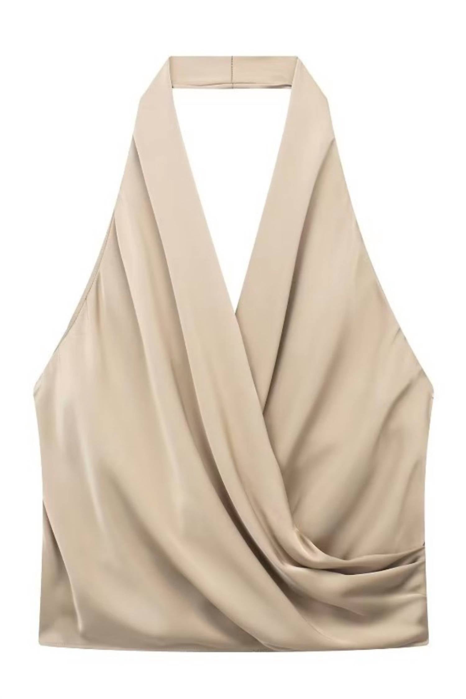 Sage The Label - Dreamy Surplice Halter Top