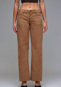 Hidden - Women's Suede Comfort Flare Pants
