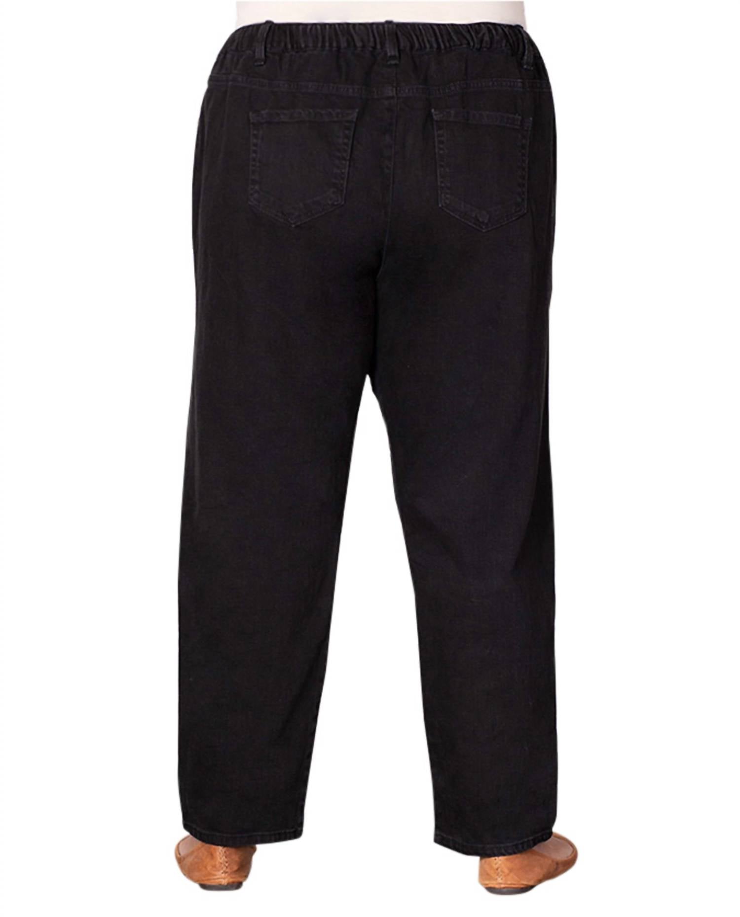 On The Plus Side - Women's Denim Five Pocket Relaxed Fit Jeans - Plus