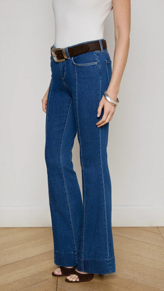 L'Agence - Lenora Low Rise Flare Jeans