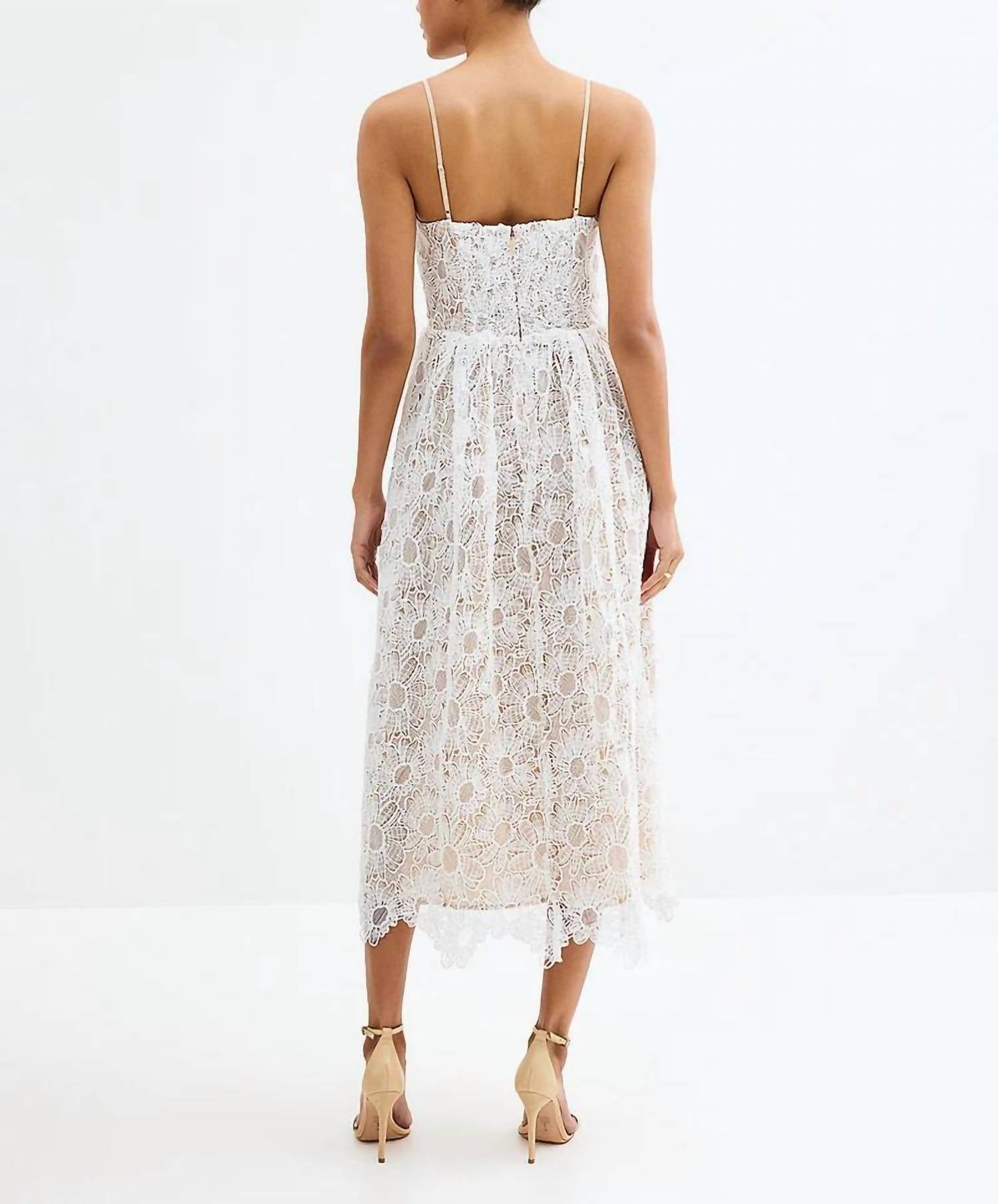 Lucy Paris - Astoria Lace Midi Dress