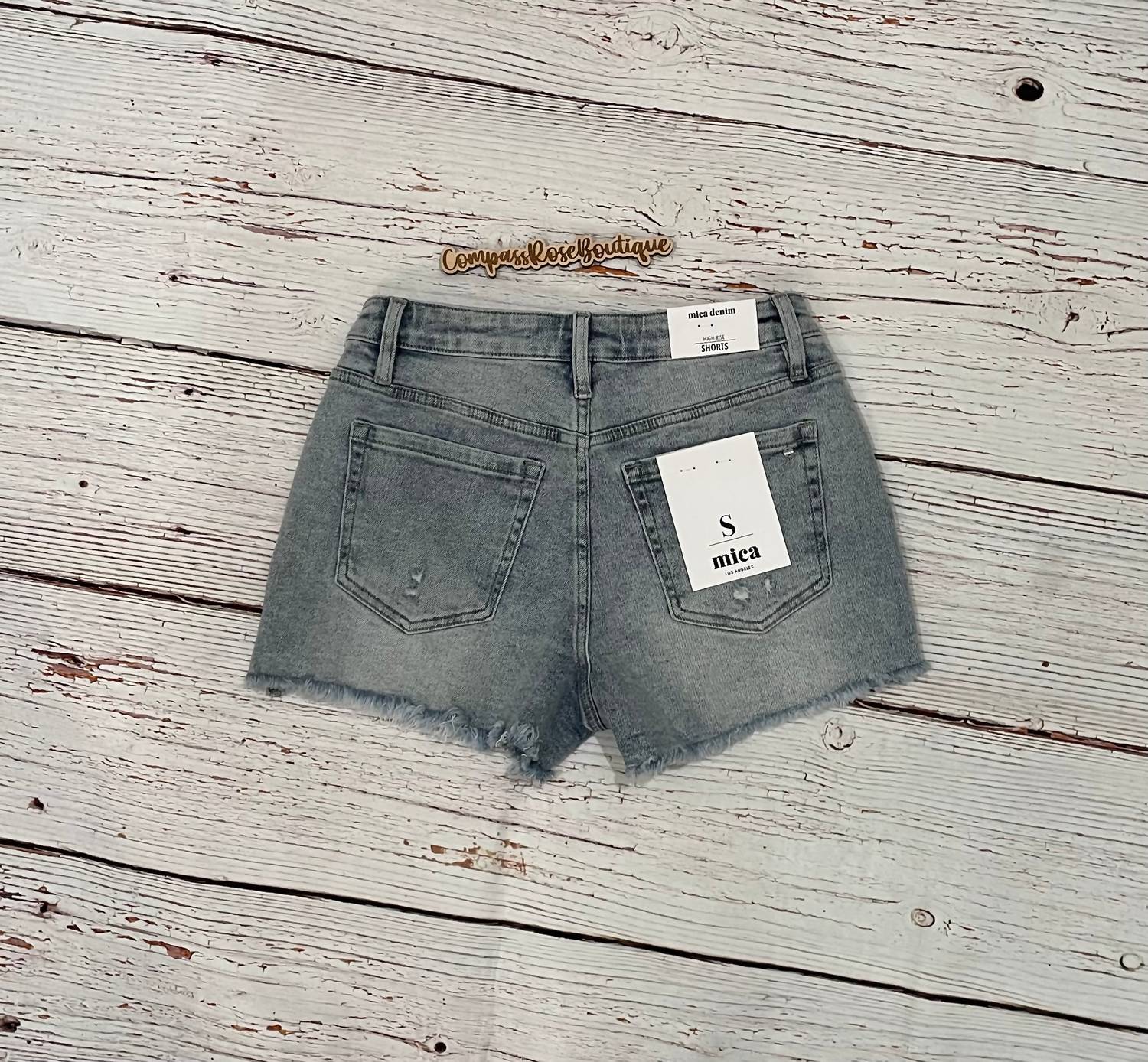Mica Denim - Women's High Rise Shorts