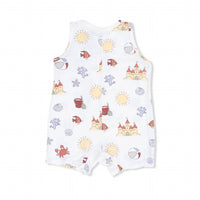 Angel Dear - Sunny Sandcastles Sleeveless Shortie Romper