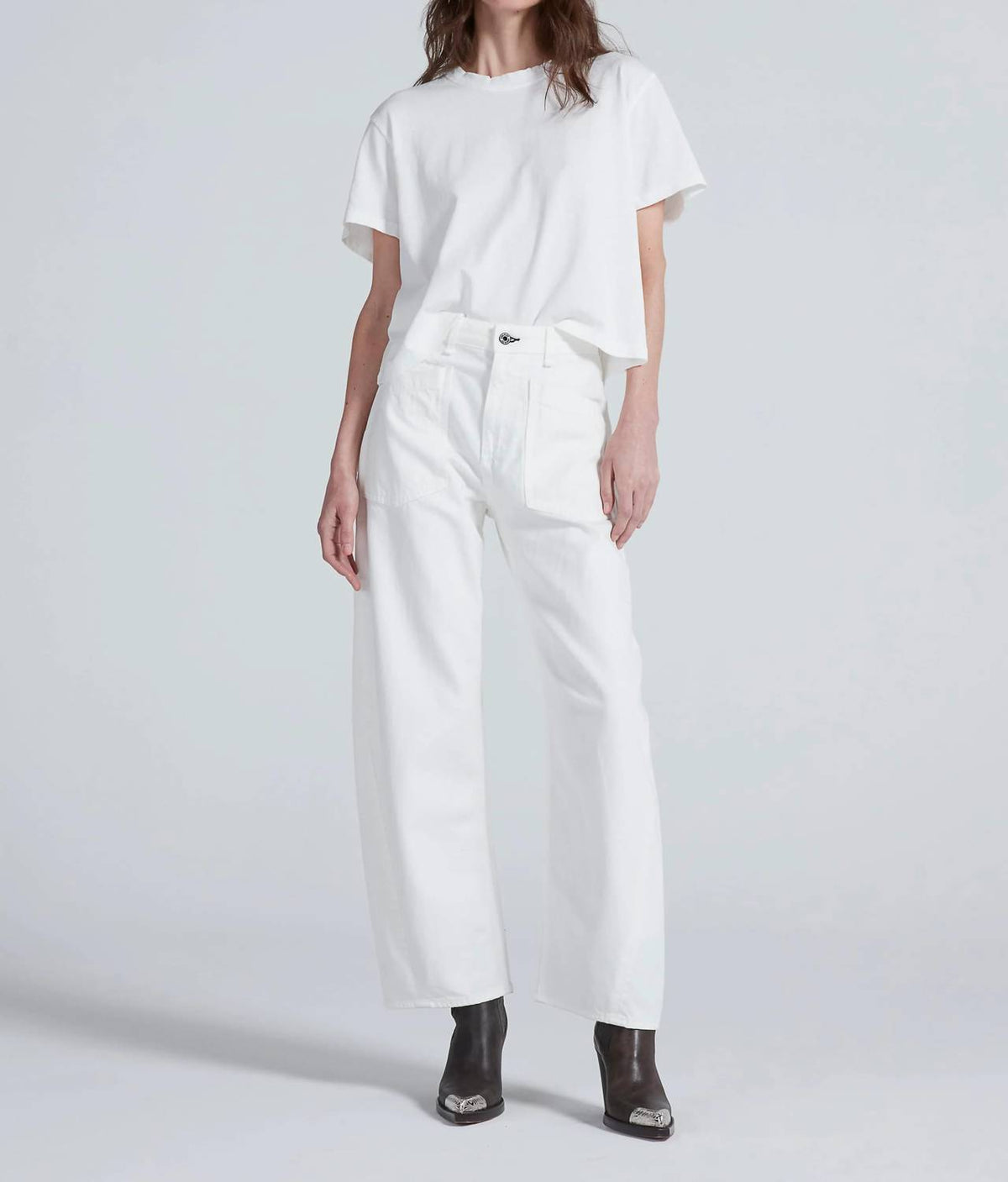 Askk Ny - Twisted Barrel Wide Leg Jeans