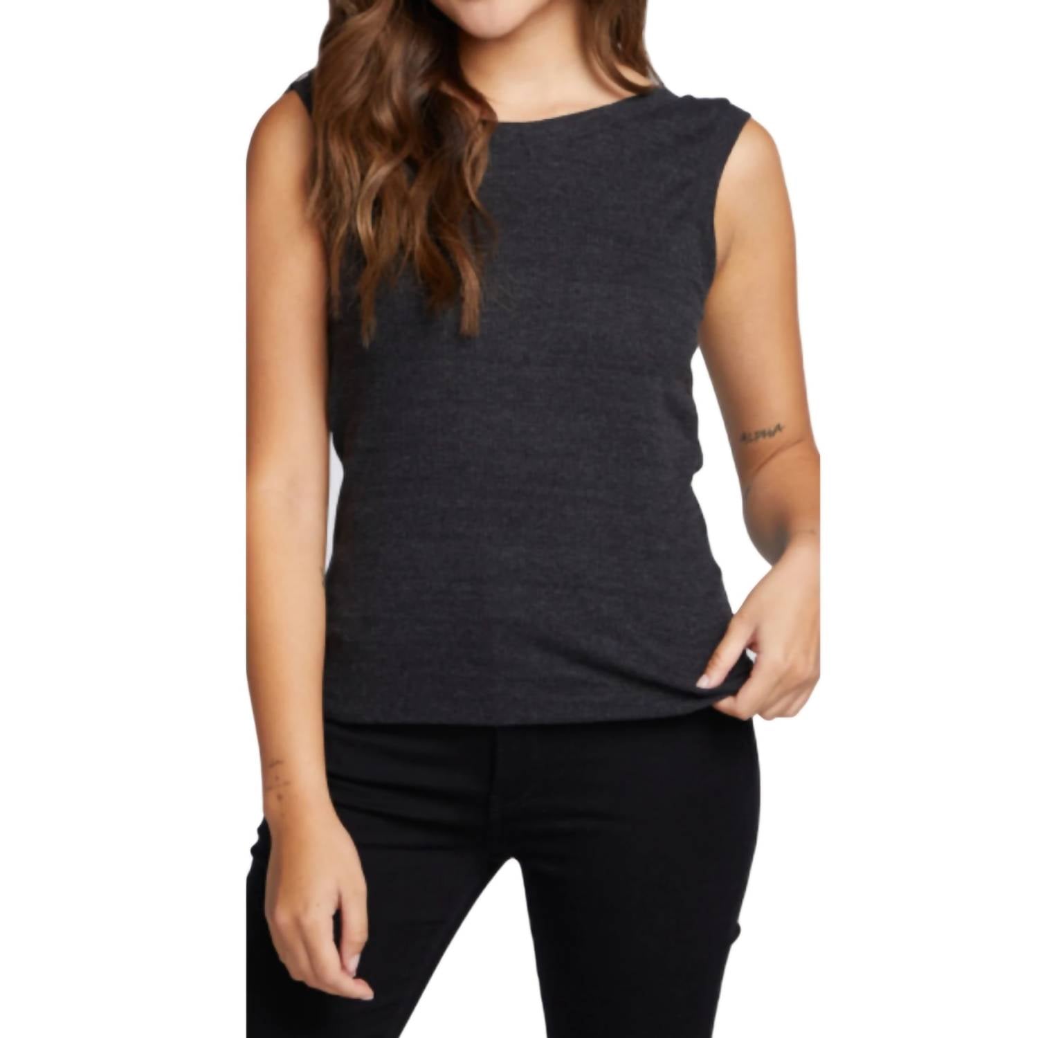 Chaser - Shirred Back Tank Top