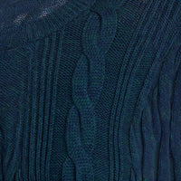 KERRI ROSENTHAL Maxwork Cable Pullover Sweater in ocean - women's sweater - view 7