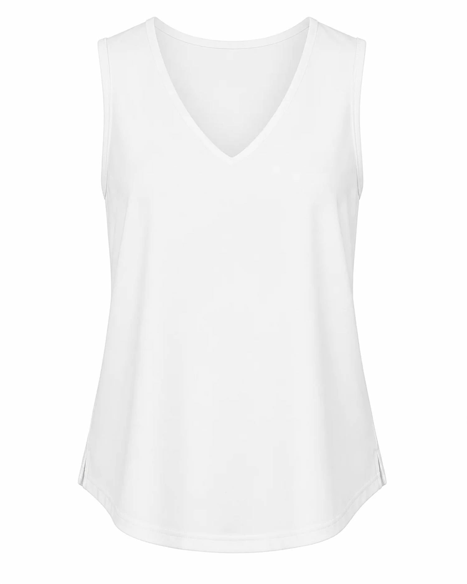 Lulu-B - Women's V-neck Upf 50+ Cooling Sleeveless Travel Tank
