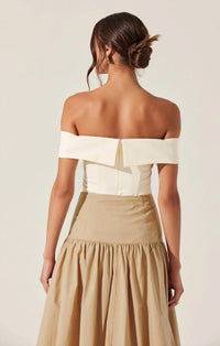 Astr - Telayna Off Shoulder Bow Top