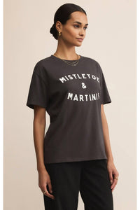 Z Supply - Mistletoe & Martinis Boyfriend Tee