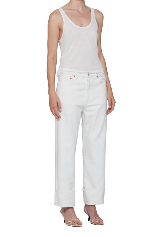 Agolde - Fran Low Slung Straight Jean