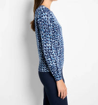 Nic + Zoe - Knit-stitch Pure Cotton Sweater