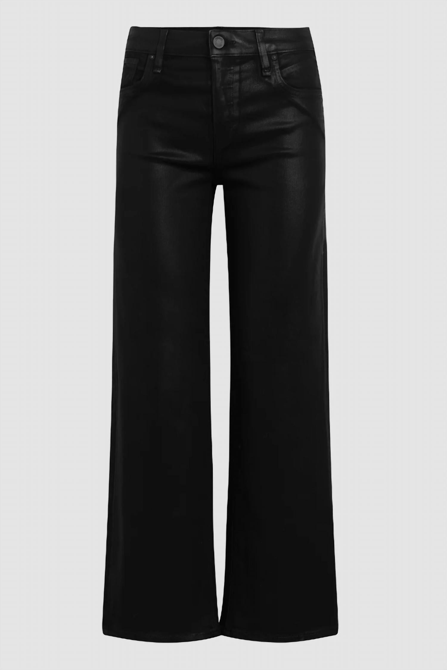 Hudson - Rosie High Rise Wide Leg Ankle Jeans