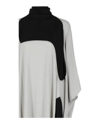 Salvatore Ferragamo - Women's High Neck Kaftan Dress With Sash Inlay
