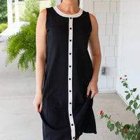 Elle Grey Easy Like Sunday Morning Mini Dress in black - women's dress