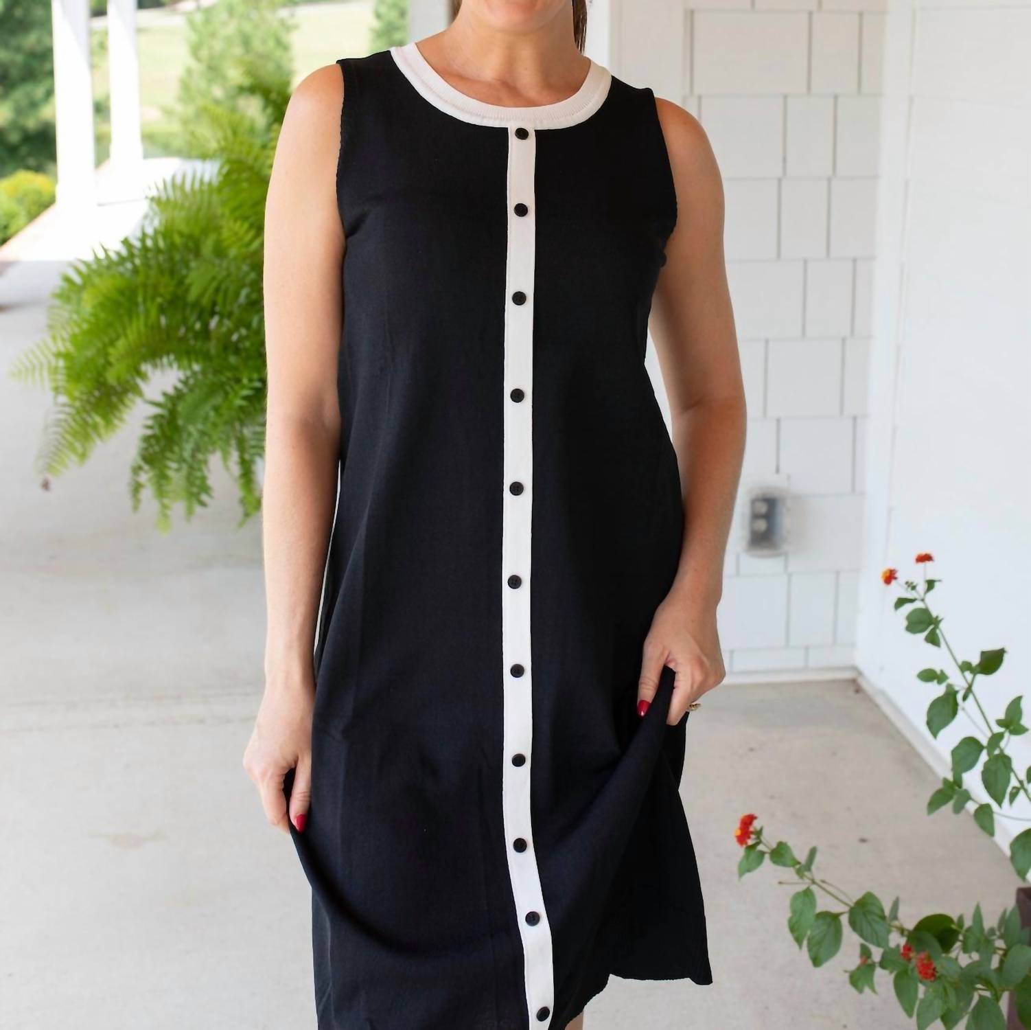 Elle Grey Easy Like Sunday Morning Mini Dress in black - women's dress