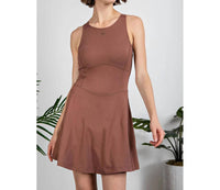 Rae Mode - Buttersoft Active Dress with Built-in Shorts
