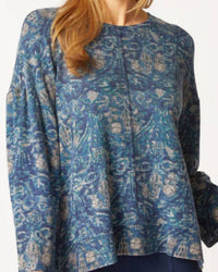 Habitat - Soft Fleece Print Boxy Crewneck Top