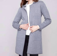 Charlie B - Blanket Stitch Reversible Cardigan
