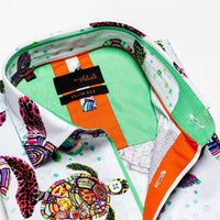 Eight X - Trippy Turtle Button Down Shirt