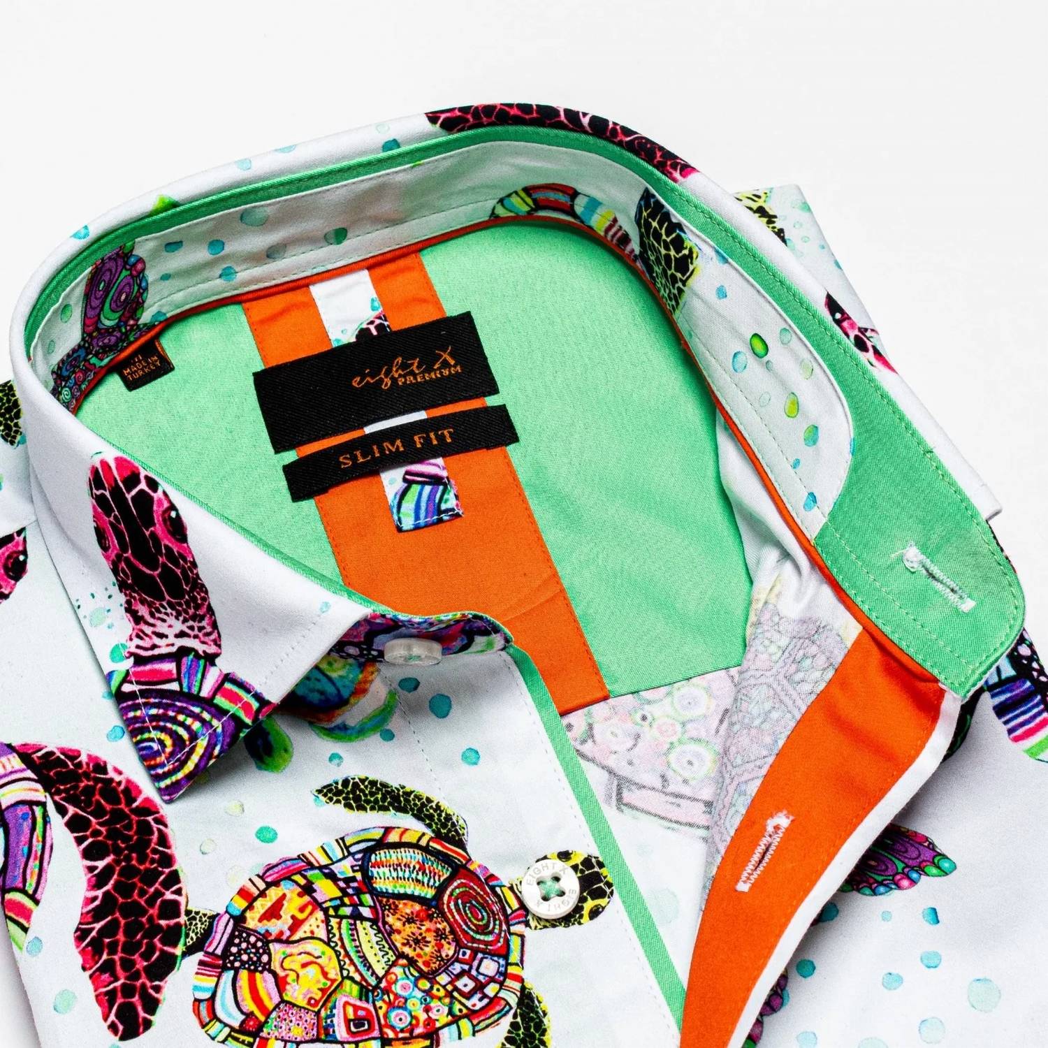 Eight X - Trippy Turtle Button Down Shirt