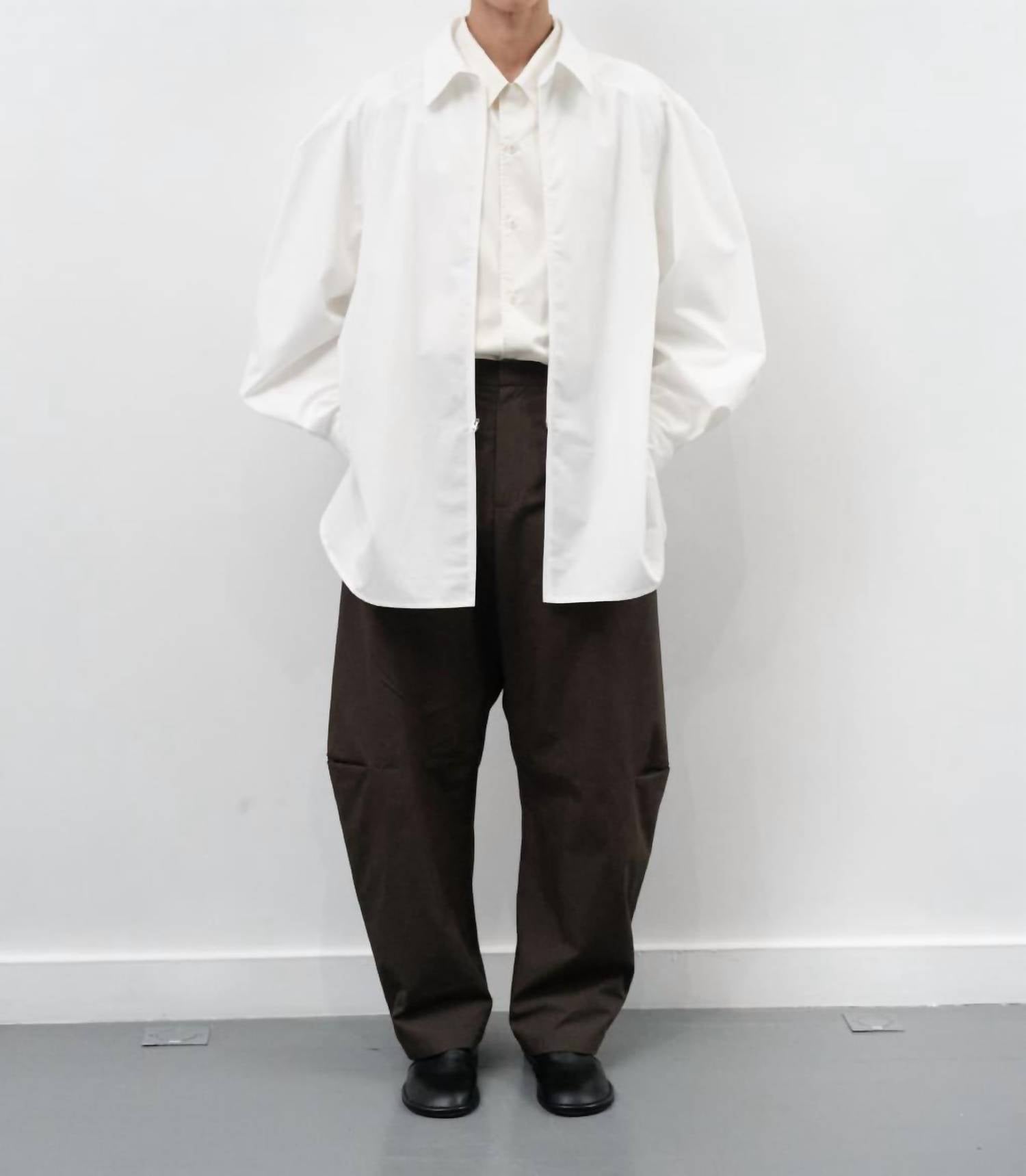 Shop Amomento - Raglan Zip Shirt