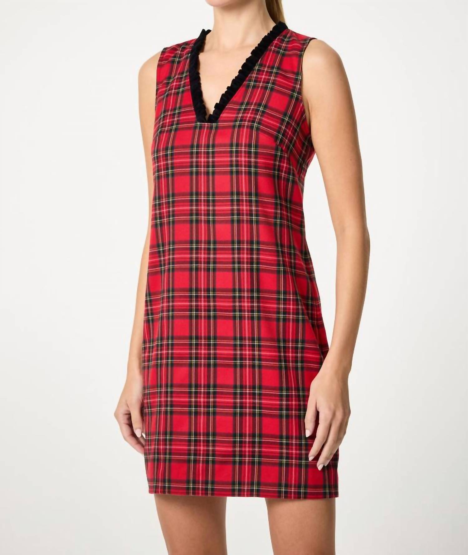 Trina Turk - Revah Tartan Mini Dress