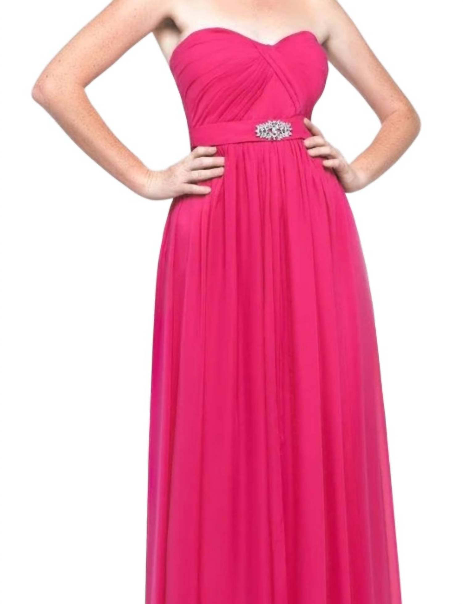 Last Dress - Strapless Chiffon Dress