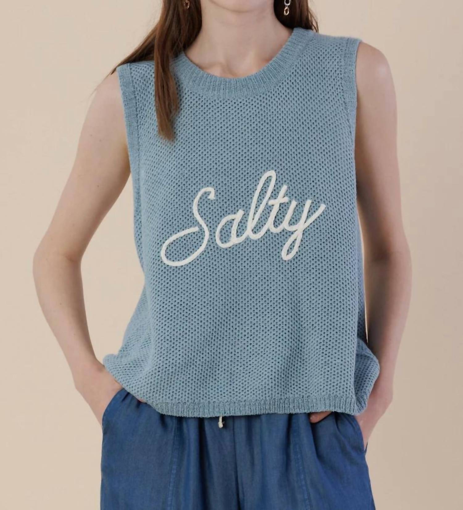 Stitchdrop - Salty Knit Tank Top