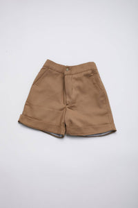 Pi And Pa - Boy's Cotton Side Pockets Shorts