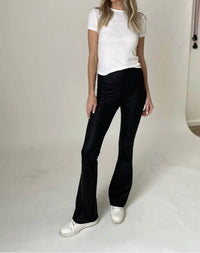 Six/Fifty - Coated Flare Pant