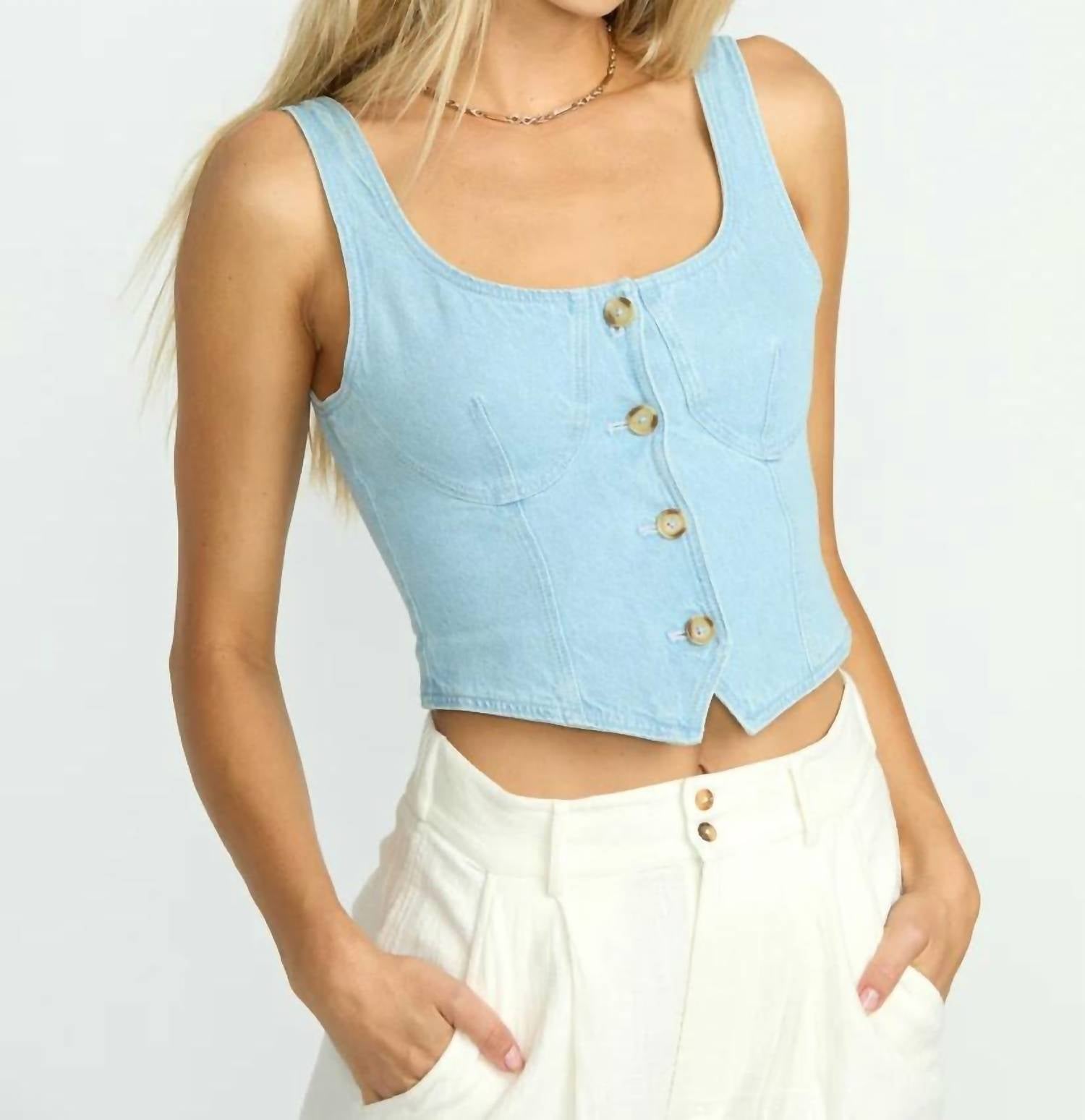 Billabong - Sunwashed Denim Vest