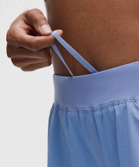 lululemon Fast and Free High Rise Split Short - 3" in prep blue - women's shorts - view 4