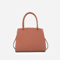 Like Dreams - Women's Crossi Elegance Large Bow Vegan Leather Satchel
