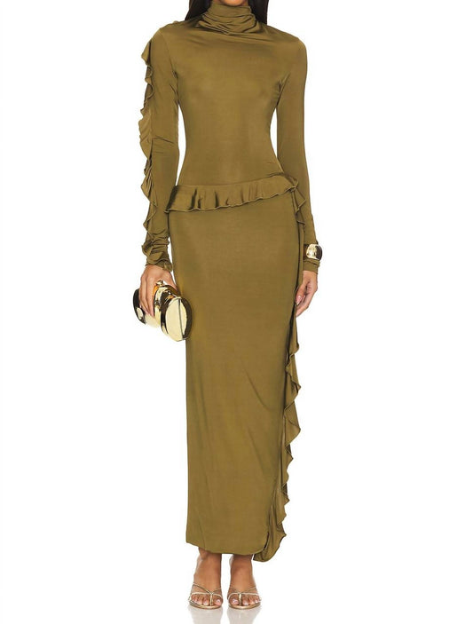 Paris Georgia - Mira Long Sleeve Maxi Dress