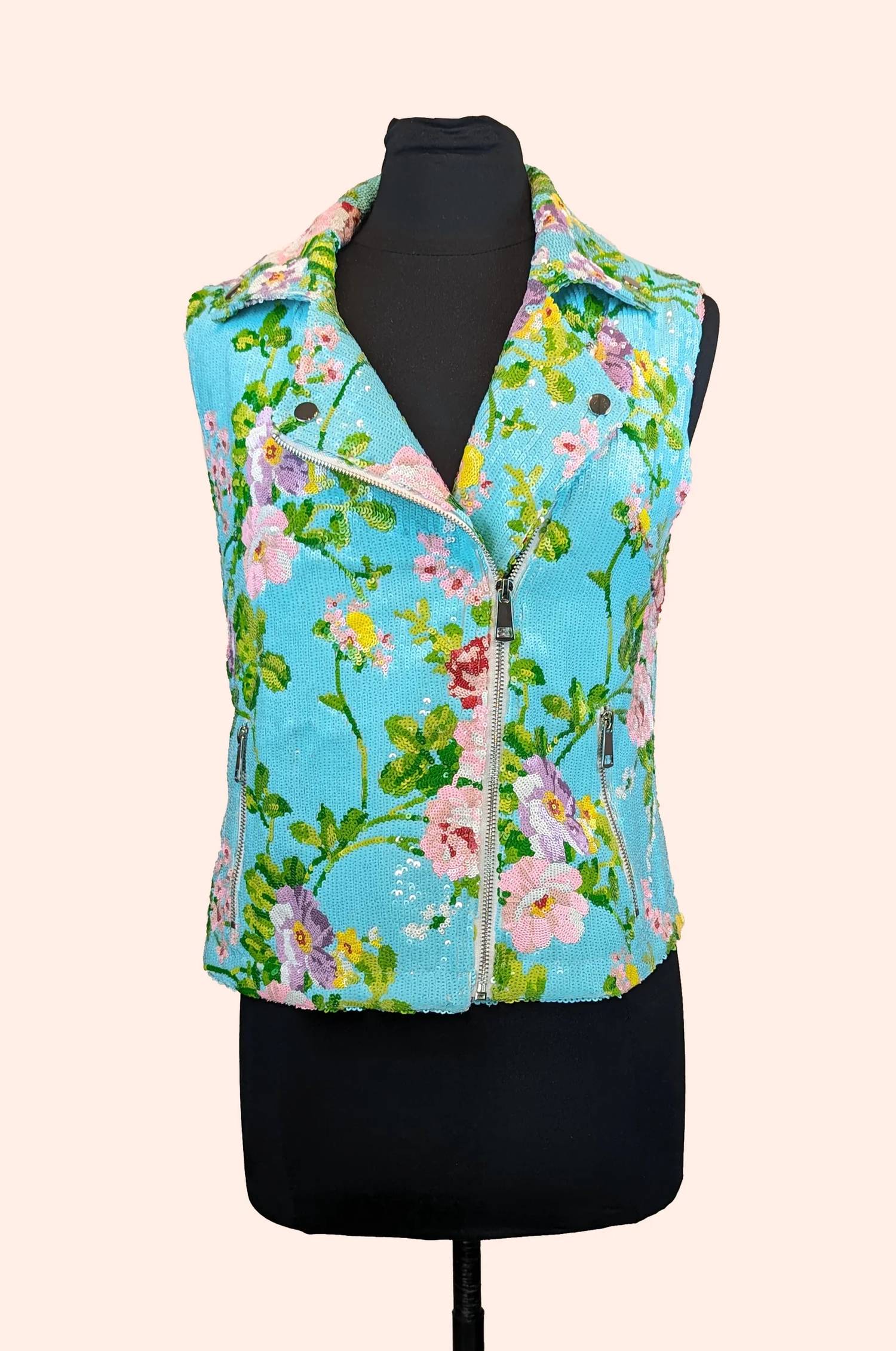Berek - Palm Springs Floral Sequin Vest