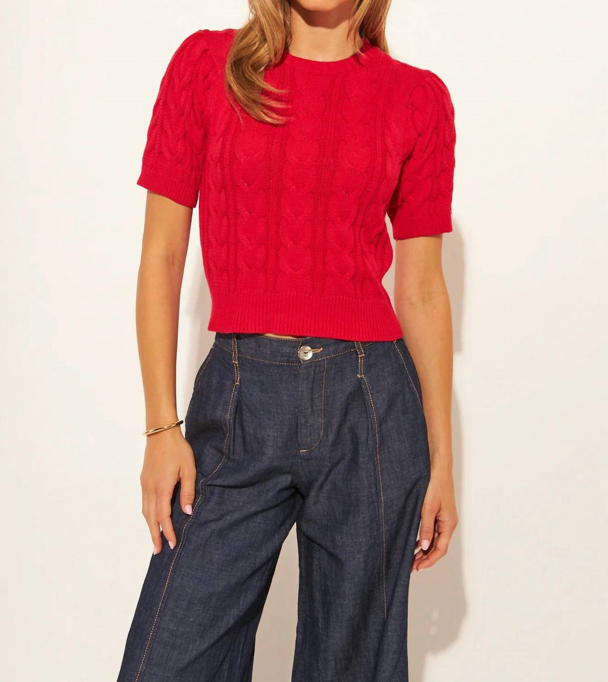 John + Jenn - Percy Short Sleeve Sweater