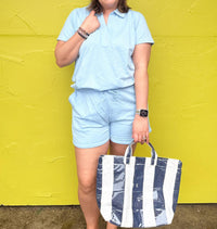 La Society - Drawstring Shorts Set