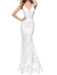 Sherri Hill - Lace Mermaid Gown