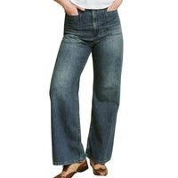 THE GREAT. Women's The Dock Jean in marina wash - women's jeans
