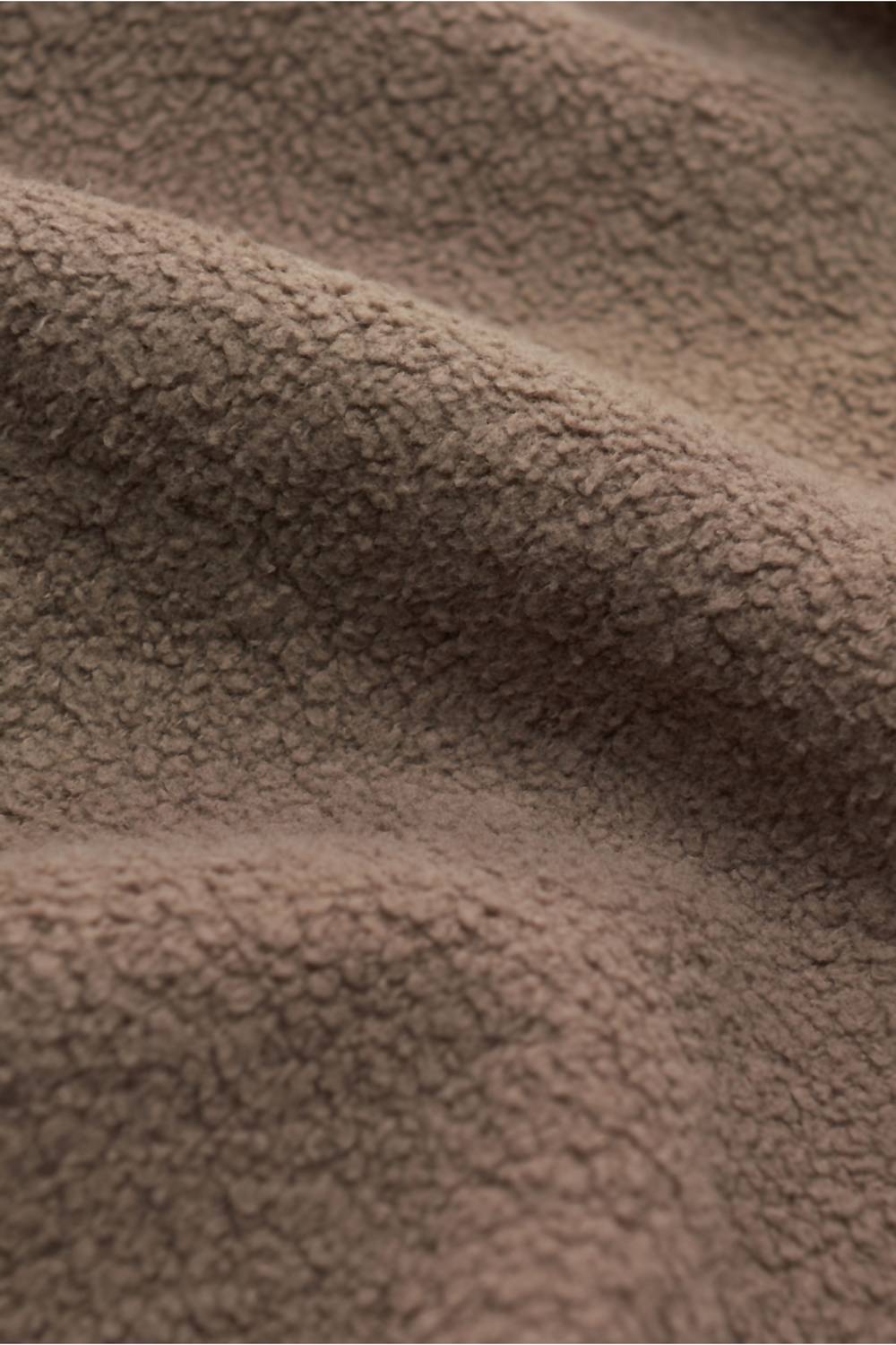 04651/ Men's Long Sleeve Polo Shirt in taupe - men's shirt - view 5